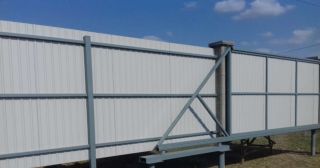 Купить откатные ворота на сваях Кизилюрт, цена от 2852 руб.